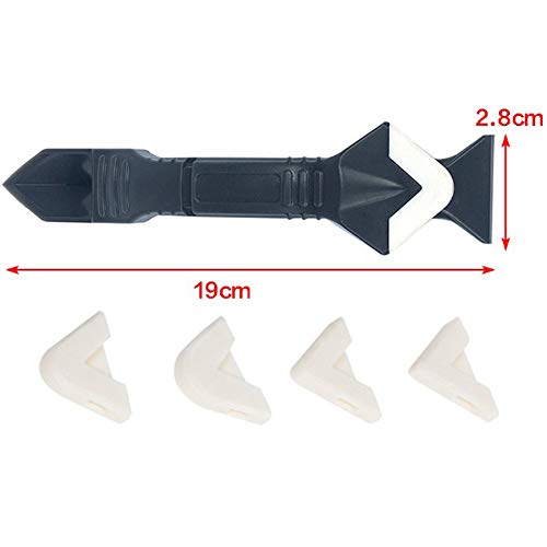 ETbotu Angle Scraper Remove Adhesive Residue Scratch Caulking Tools Set Stainless Steel Scraper - Thumbnail 2