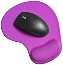 Kxuan Ergonomic Designed Gel Mousepad with Wrist Rest Support MO303B (purple)