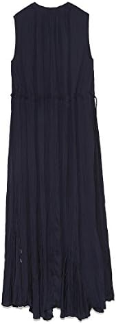 Emmi Atelier エミ アトリエ Emmi Atelier ワッシャーロングワンピ Nvy 1 ワンピース チュニック 通販 Amazon