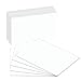 Blank Index Flash Note Cards | 80lb Heavyweight Thick White Cover Stock. 100 Cards Per Pack | 5 x 8