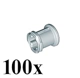 LEGO Technic NEW 100 pcs LIGHT GREY BUSH Bushing Cross Axle Connector Mindstorms NXT EV3 robot robotics motor building small Part Piece 3713