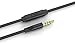 Sentey Earbuds Earphones in Ear Headphones Headset in-Line Microphone Stereo Bass for Travel Running Men Kids Girls Nexus Black/Gray LS-4245 Hard Carrying Case Audiophile Sport Gaming Pc Mac Phones