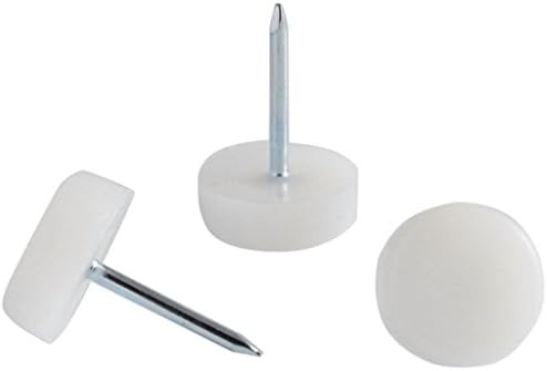 Ninepeak 3/4" Dia. Nylon Pad Protector Furniture Chair Table Leg Feet Glide Nails (50 Pcs)