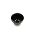 JUEQI 2 Pack Cast Iron Teacup/Tea Cup, 3.5 oz, Matte Black