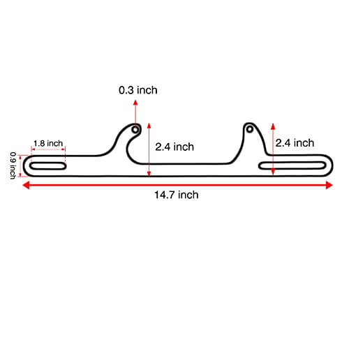 Top10 Racing Throttle Cable Bracket, Billet Aluminum Carburetor Bracket