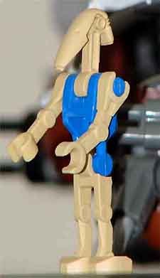 LEGO Star Wars: Battle Droid Pilot with Straight Arm & Blue Torso Minifigure