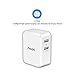 Noot Products 24W 4.8A Dual USB Home Wall Charger Plug with i-DTek Technology and Foldable Plug for iPhone, iPad, Samsung Galaxy, Nexus, Google, HTC, Motorola, LG and More