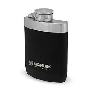 Stanley Master Onbreakbare Hip Flask met never-losse dop roestvrijstalen heupfles met brede opening voor eenvoudig…
