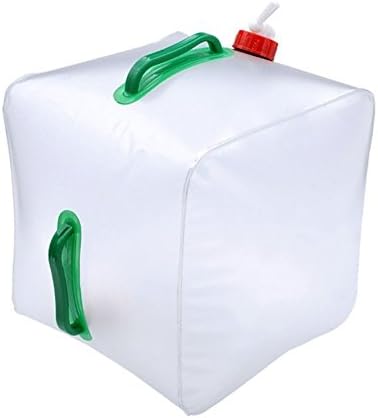 Cobrays Collapsible Water Container Bag 5 Gallon, BPA Free &amp; Food Grade, Foldable Water Carrier Bucket for Camping Hiking