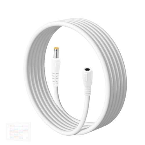 2.58m/8.46ft Extension Cord for Gen 1 Calendar 15 Inch Only at Amazon