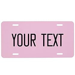 ExcelMark Custom License Plate for Front of Car