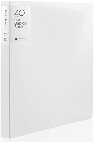 Shuter 40-Pocket Protector Presentation Book A4 Size 80-Page Capacity Available for Report Sheets, Artworks, Music Sheets, Clippings