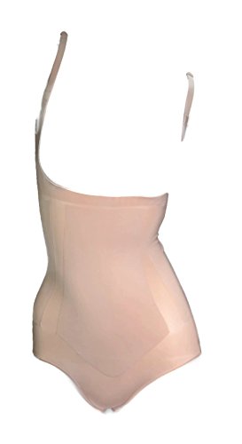 SPANX Plus Size OnCore Firm Control Open-Bust Bodysuit, 2X, Soft Nude