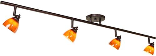 Direct-Lighting D168-44-RU-AMS 4-Light Fixed Track Lighting Kit