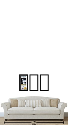 CreativePF [1122-14x24bk-b] Black Picture Frame With Black Matting Holds 11 by 22-inch Assorted Media - Thumbnail 5