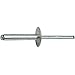 Large Flange Pop Rivets 3/16