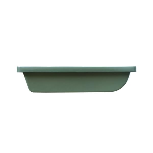 EUROHUNT Wildwanne Universalwanne aus Schlag-und bruchfestem Kunststoff, mit Schlittenfunktion, GrÃ¼n, 90,5 x 59 x 21 cm – Bild 3