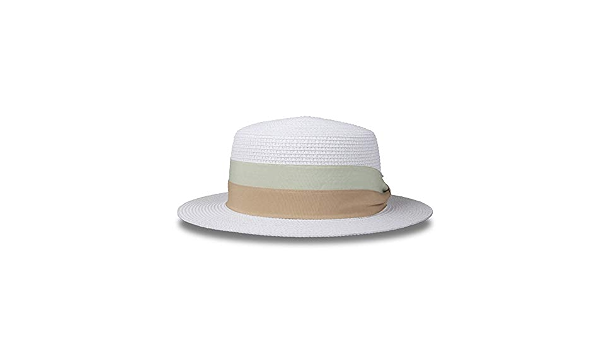 PANFU 2021 Woven Sun Hat Beach Hat Bow 