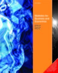 E.b.o.o.k Statistics for Business and Economics, 11th Edition, Paperback International Edition, Anderson/Sween K.I.N.D.L.E