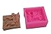 Longzang Fairy Flowers Play with Butterfly Art Silicone Craft DIY Handmade Soap Molds (S047)