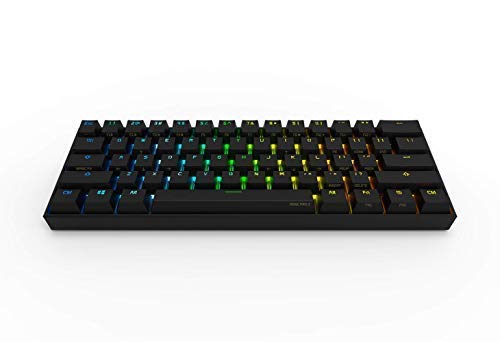 Anne Pro 2 Mechanical Gaming Keyboard 60% True RGB Backlit - Wired/Wireless Bluetooth 4.0 PBT Type-c Up to 8 Hours Extended Battery Life, Full Keys Programmable by Obins (Gateron Red, Black) Anne Pro 2 Mechanical Gaming Keyboard 60% True RGB Backlit - Wired/Wireless Bluetooth 4.0 PBT Type-c Up to 8 Hours Extended Battery Life, Full Keys Programmable by Obins (Gateron Red, Black)