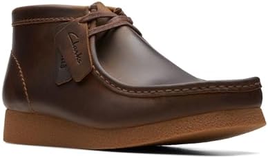 Amazon.com | Clarks Men's Lugger Boot Black Waxy Leather 7.5