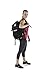 Hyperwear Fit RUCK Convertible Sandbag/Training Rucksack, 2400 cu. in, Black/Orange