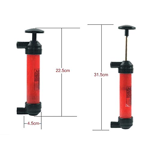 Hand Fuel Pump Kit Multi-Purpose Handle Siphon Transfer Pump for Gas Diesel Petrol Oil Fluids Water Air and Other Fluids
