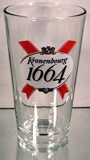 Kronenbourg 1664 Glassware - Set of 3 Pint Glasses
