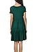 levaca Womens Summer Casual Dresses Beach Coverup Loose Short Sleeve T Shirt Dress 2025 Midi Outfit Sundress Green L