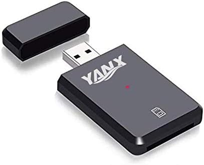UHS-II SD Card Reader, YANX High Speed USB 3.0 Memory Card Reader/Writer for SD, SDXC, SDHC UHS-II Card/ 4K x 2K DLSR Digital Camera Accessory (Read >200MB/s)