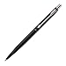 New Parker Classic Matte Black Ballpoint / Ball Pen Matt Chrome with Blue Refill