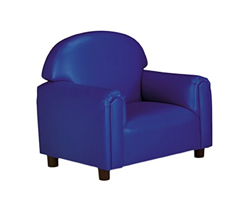 Brand New World Preschool Premium Vinyl Upholstery Chair - Blue