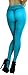 ToBeInStyle Women's Opaque Full Footed Panty Hose Leggings Tights Hosiery - Turquoise - One Size: Regular
