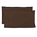 Cosy House Collection Everyday 1500 Series Pillowcases - Bedroom Essentials - Luxury Hotel Quality - Silky Soft & Smooth - Gentle & Skin Friendly - Set of 2 (Standard, Chocolate)