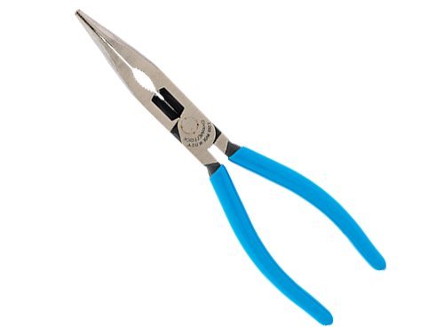Channellock E388 XLT HL Bent Long Nose Plier E Series, 8"