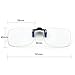Cyxus Blue Light Blocking Glasses Clip On Computer Eyewear Transparent Lens