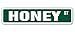 HONEY Street Sign bee bees hive clover wax | Indoor/Outdoor | 18