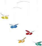 Flensted Mobiles Butterflies Hanging Nursery Mobile - 26 Inches Plastic