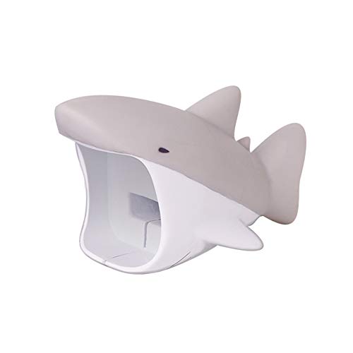 callm Cable Bite,Accessories For USB Power Adapter Prevent Disconnection Of the Whole Charging for Apple/IPhone XS max Cable Cord Phone Bite Mobile Phone Connector (Shark)