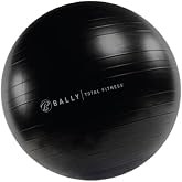 Bally - Gym Ball with Pump, Burst Resistant Exercise Stability Ball for Balance, Core Training, Yoga &amp; Home Fitness Workouts (65 Cm)