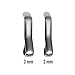 Archer Watch Straps - Stainless Steel Watch Strap Buckles (Brushed Stainless, 22mm)