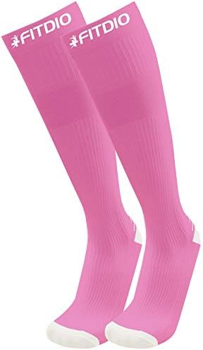 Wide Calf Plus Size Knee High 15-20mmHG Sports Compression Socks Size For Men & Women (12 Colors)