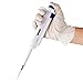 Four E's Scientific Micropipette Single Channel Adjustable Volume Pipettor,5-50 Microliter