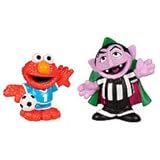 SESAME STREET PLAYSKOOL Soccer Friends Count Von Count & Elmo