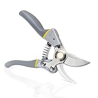 Jardineer SK-5 Steel Bypass Pruning Shears, 9 Inch Hand Pruners with Durable Safety Lock, Cut Easy Sharp Gardening Shears, Perfect Bypass Pruners for Clipping & Trimming