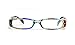 Calabria R576 Colorful Stripe Reading Glasses Tinted Sun or Clear Lens Women Trendy Readers Lightweight w/Soft Slip In Case