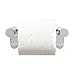MODONA Toilet Paper Holder with Stainless Steel Roller - Polished Chrome - Oval Series - 5 Year Warrantee