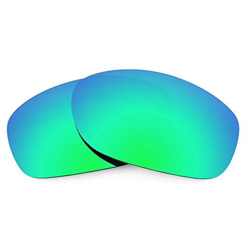 Revant Replacement Lenses for Oakley Pit Bull Polarized Emerald Green MirrorShield Asian Fit