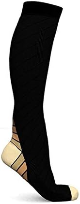 2 Pairs of Men's and Women's Sports Compression Socks - The Best Stockings for Running, Medical, Sports, Travel and Pregnancy